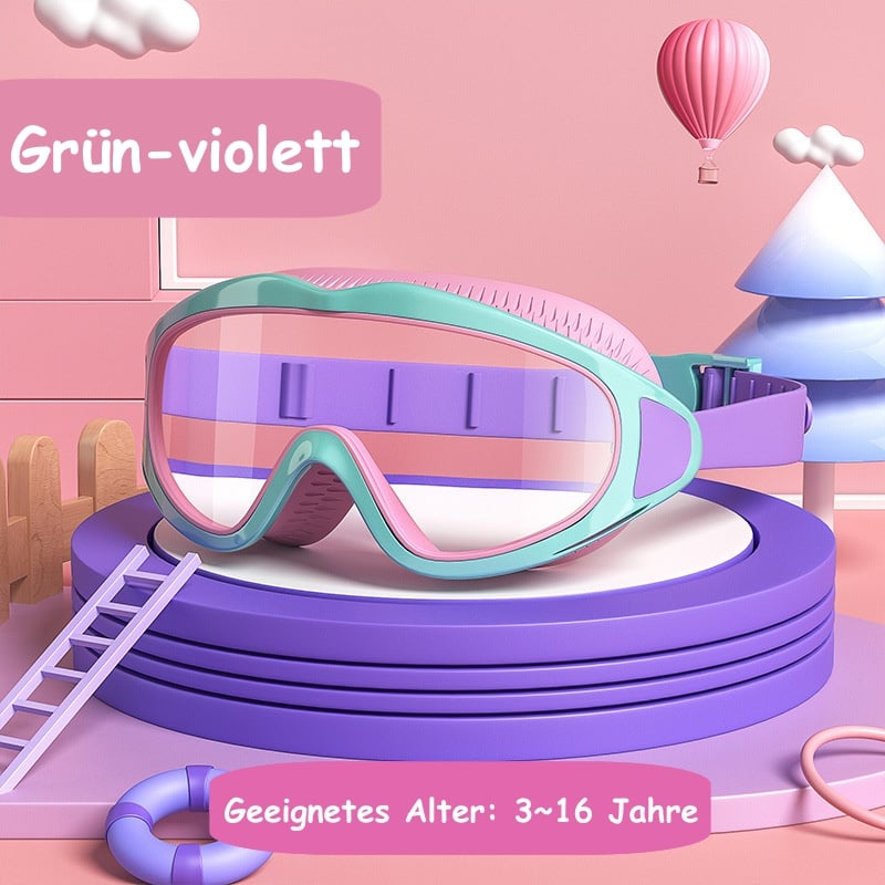 Kinder Schwimmbrille | HD-Panorama Sicht | UV-Schutz & Beschlagfrei