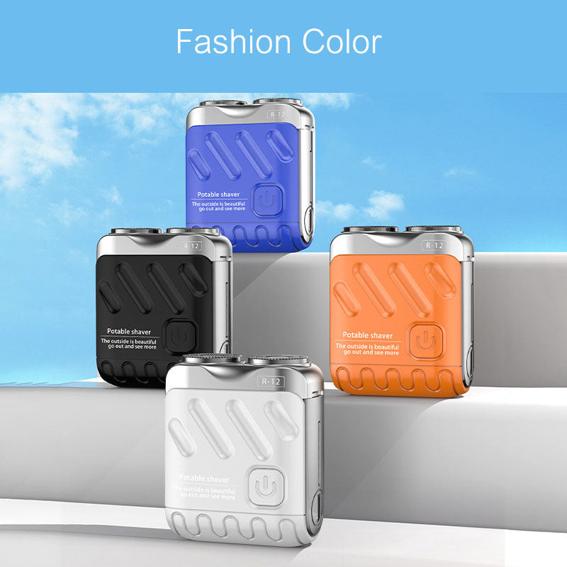SwiftTrim™ - Mini Elektrischer Rotations-Dualring Taschenrasierer