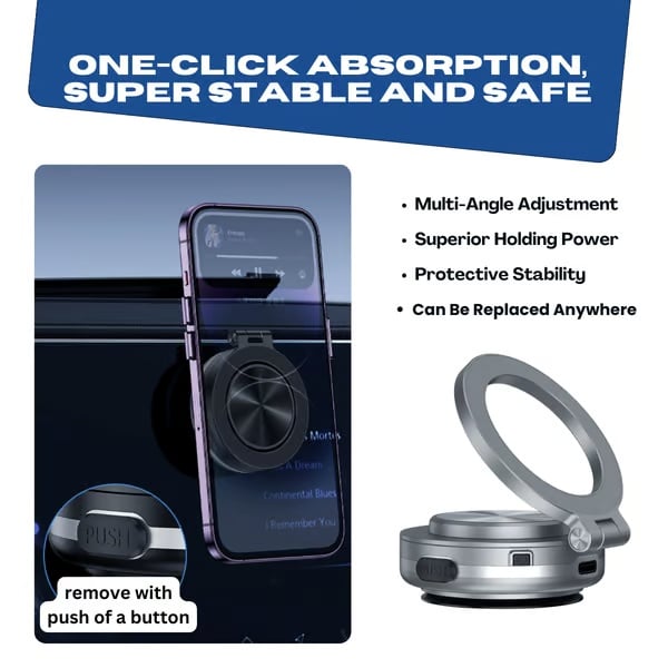 MagGrip™ - Vakuum Magnetisches Auto Telefonhalter