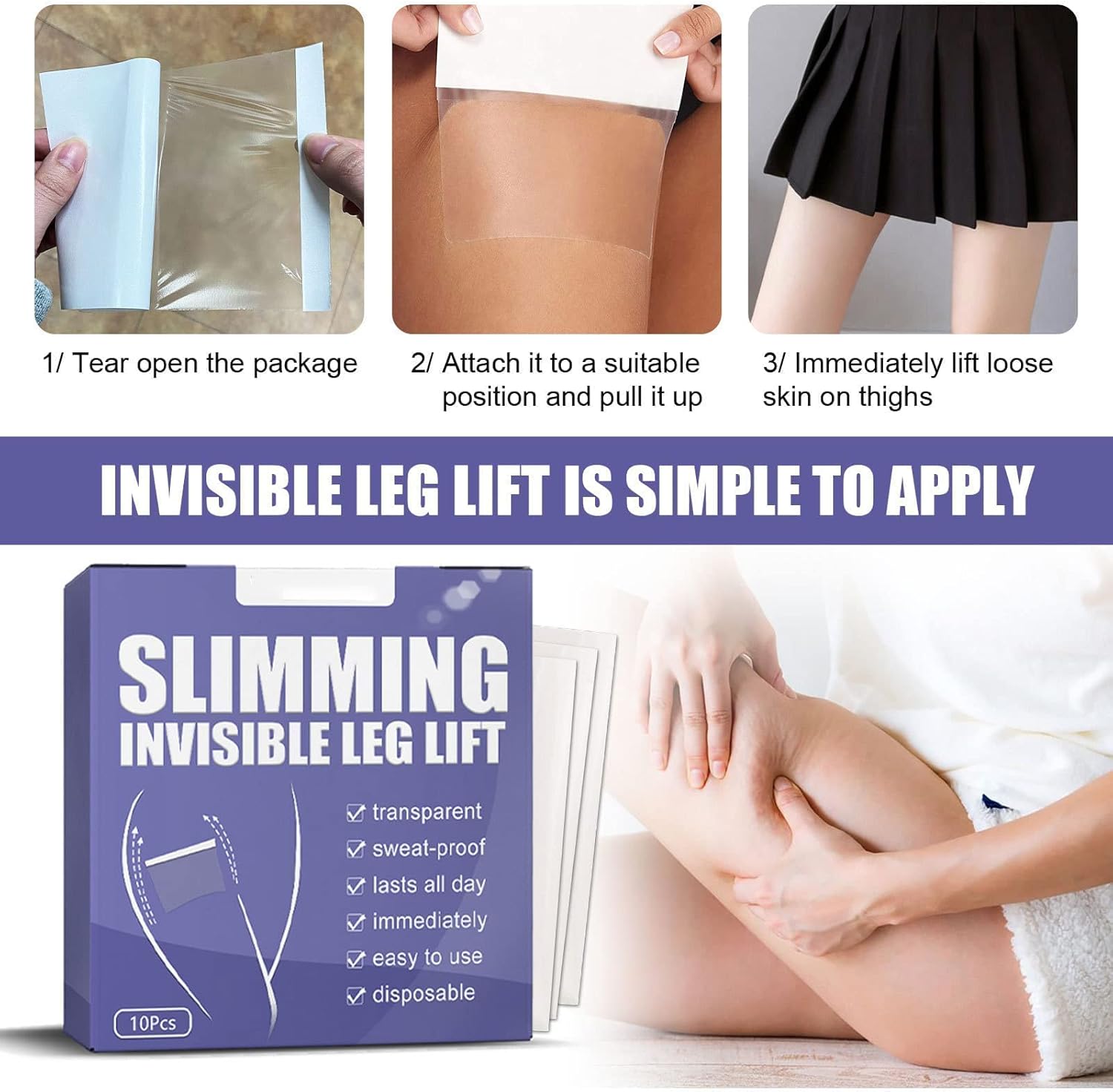 1+1 Gratis | Invisible Lift Patches™ Straffen und glätten Sie Ihre Haut sofort ohne invasive Behandlungen