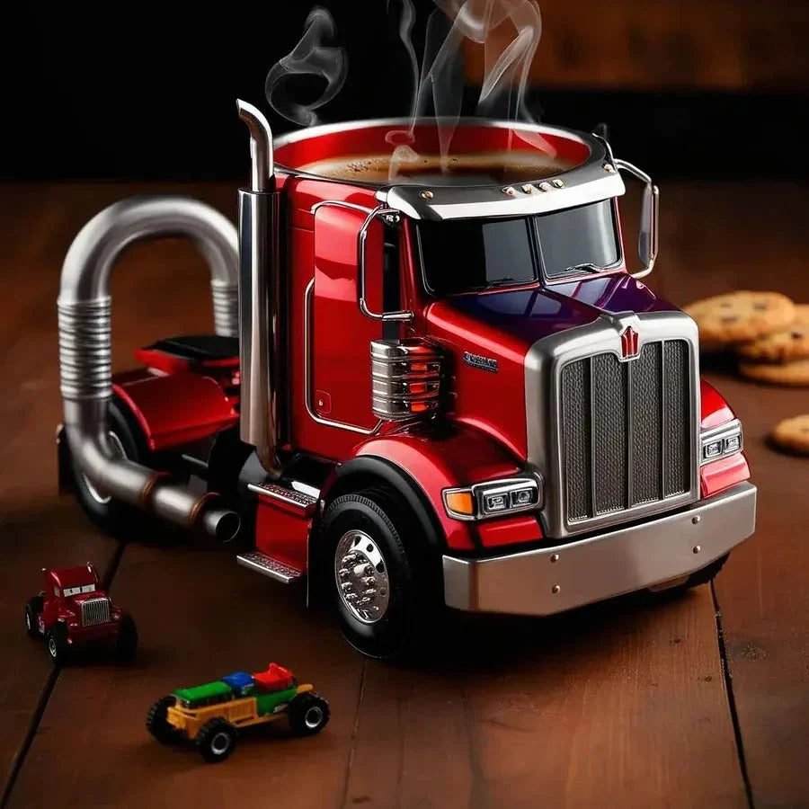RoadBrew™ - Die unverzichtbare Semi-Truck-Kaffeetasse für Fahrer
