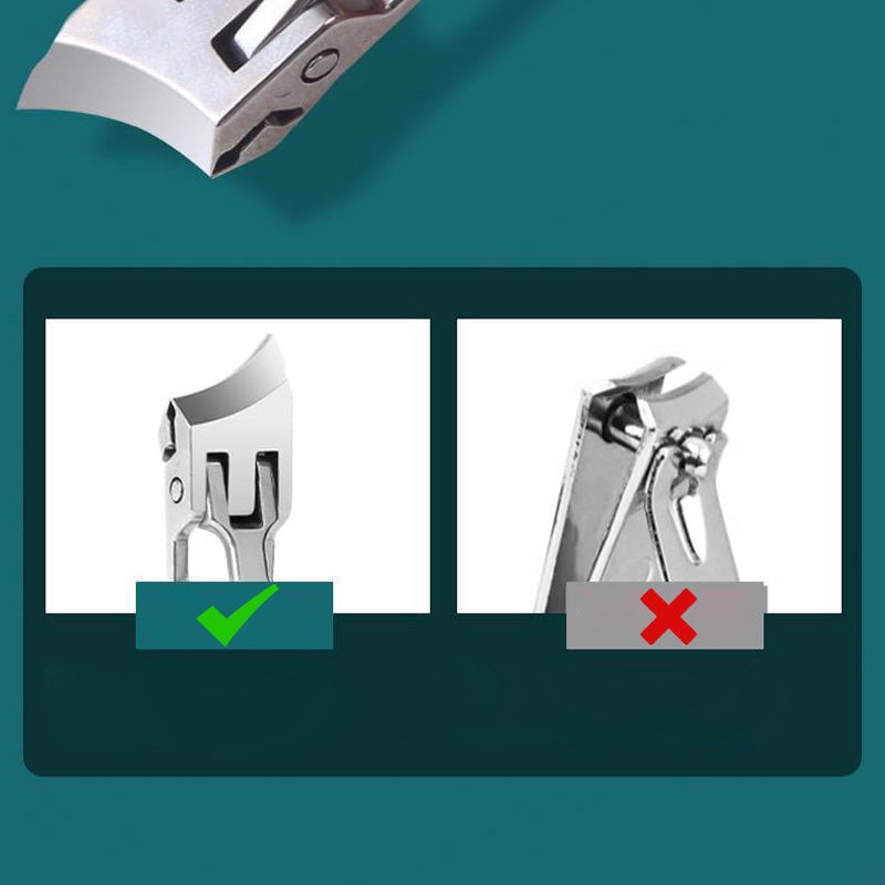 CutterPro™ - Weit öffnende, spritzwassergeschützte, abgewinkelte Nagelknipser