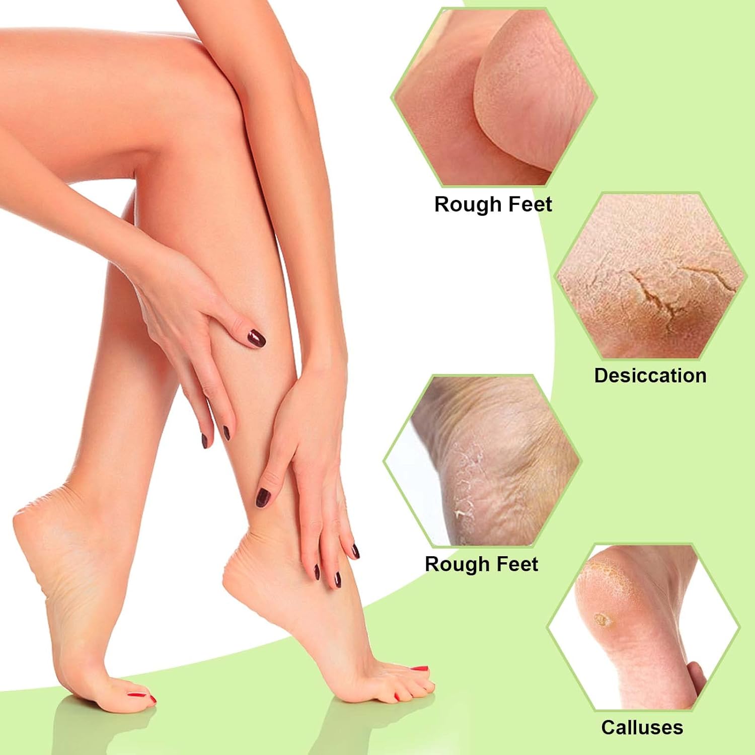 1 + 2 GRATIS HEUTE | HydraFeet™ | Verabschieden Sie sich von rissigen Fersen!