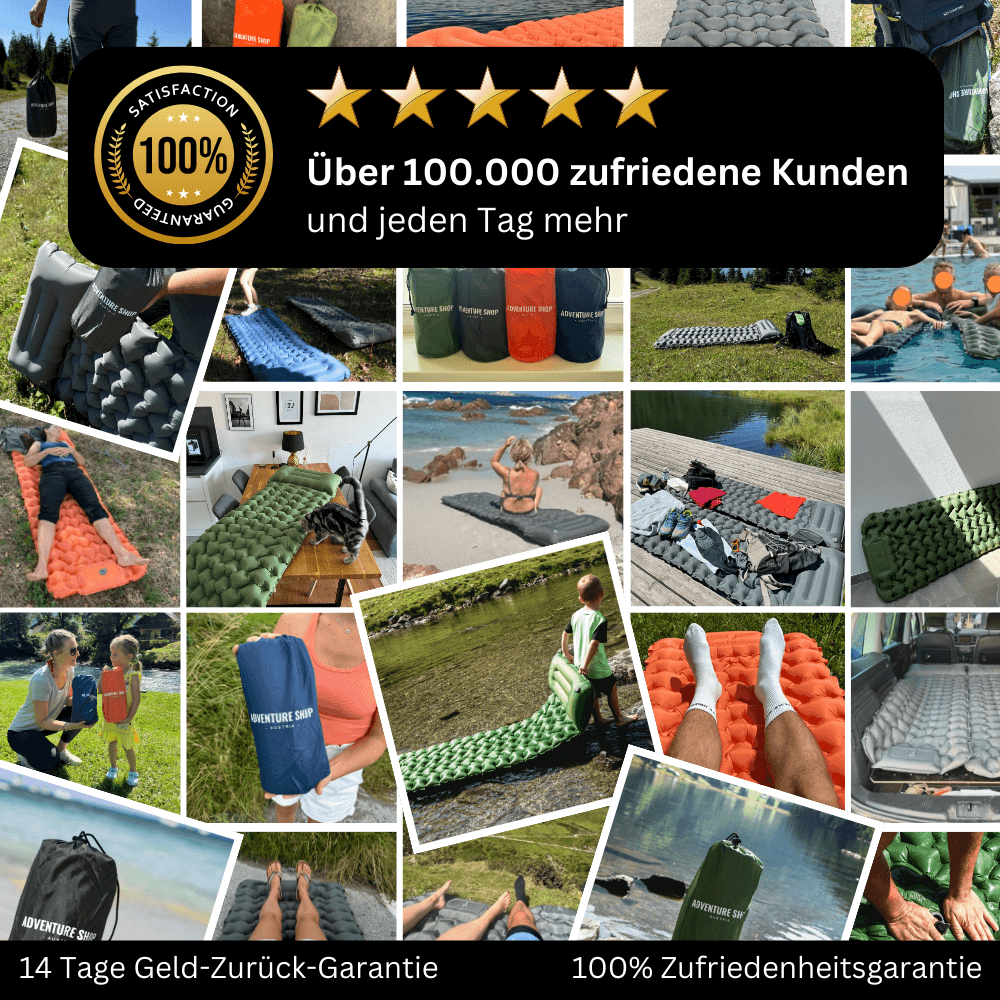 Ultraleichte & kompakte Isomatte - perfekt für unterwegs