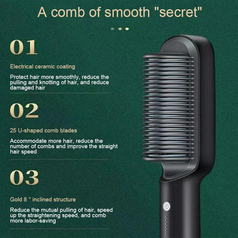 Keramische Glättungsbürste™ - Duale Styling-Funktion