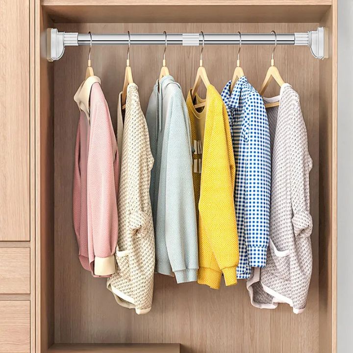 Teleskop-Stange ohne Bohren | Verstellbar & Rostfrei | Für Bad, Küche & Kleiderschrank