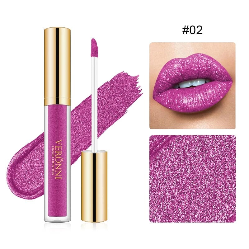 1+1 GRATIS | DiamondShine Flüssiger Lippenstift™ — Strahlender 16-Stunden-Glanz, der sich auf den Lippen anfühlt wie nichts