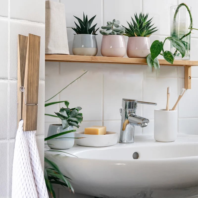 1+1 GRATIS | Wäscheklammer Handtuchhalter™ — Bringen Sie warmen rustikalen Charme und festen Halt in Ihr Zuhause