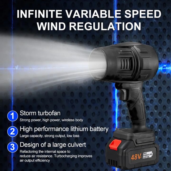 Kabelloser Luftbläser – Power Jet Fan mit Mini Turbo & starkem Luftstrom