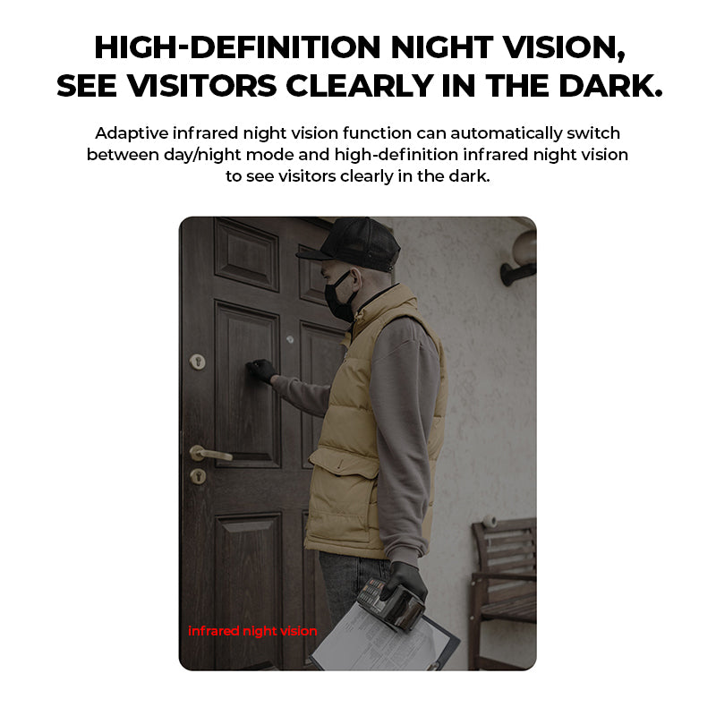 Video-Türklingel VisioCall™ | Zwei-Wege-Audio & Nachtsicht | 50% Rabatt | Kabellos