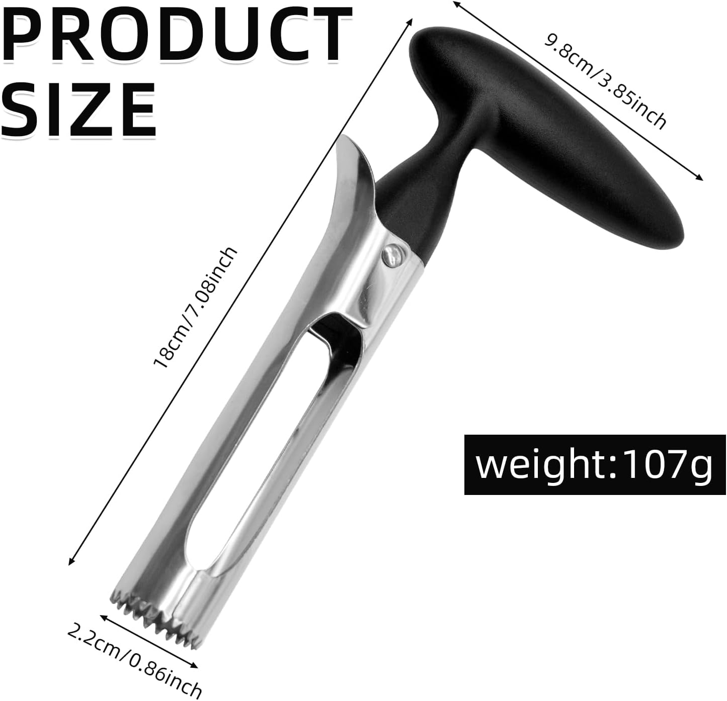 Edelstahl-Apfelentkerner