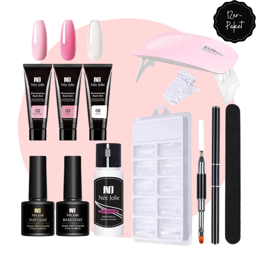 Gelnagelset™ - Nagelkunst in Salonqualität für Zuhause
