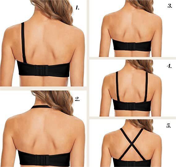 1+1 Gratis | Allure™ Bandeau-BH mit abnehmbaren Trägern in Übergröße