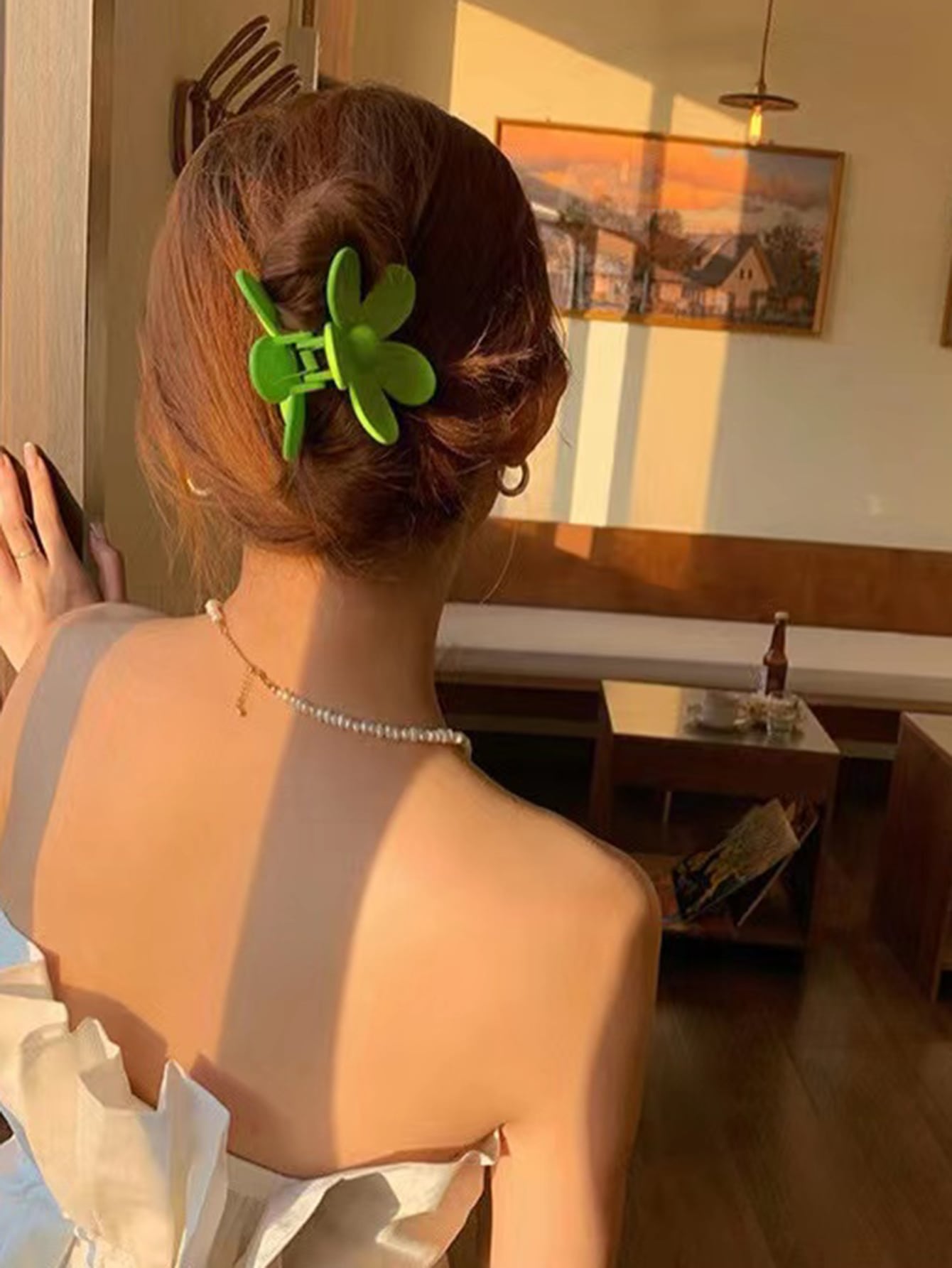 Haarklammer mit Blume Design (1+1 GRATIS)