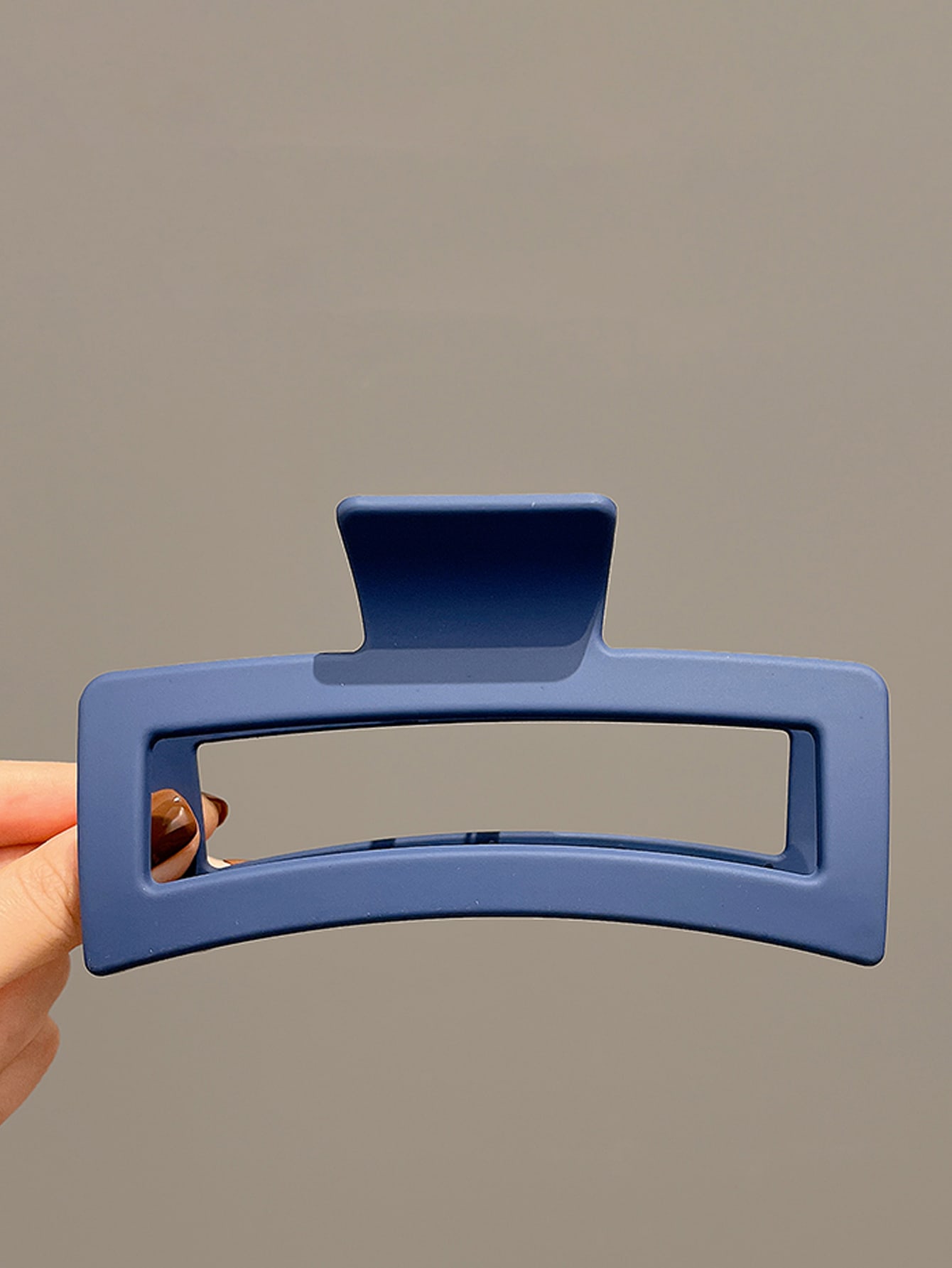 3 Stücke Haarklammer mit Loch, Rechteck