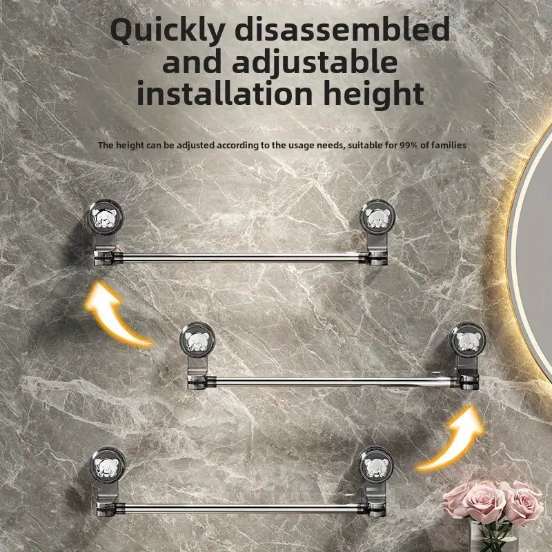 TowelFlex Verstellbarer Handtuchhalter