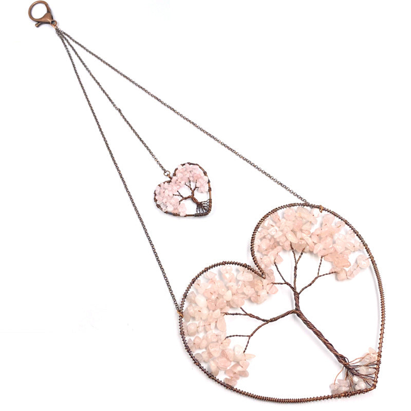 HeartGlow - Der kristallene Lebensbaum-Anhänger