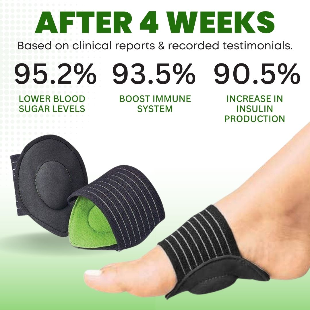 Fuß-Akupressur-Pads - Blutzucker natürlich regulieren