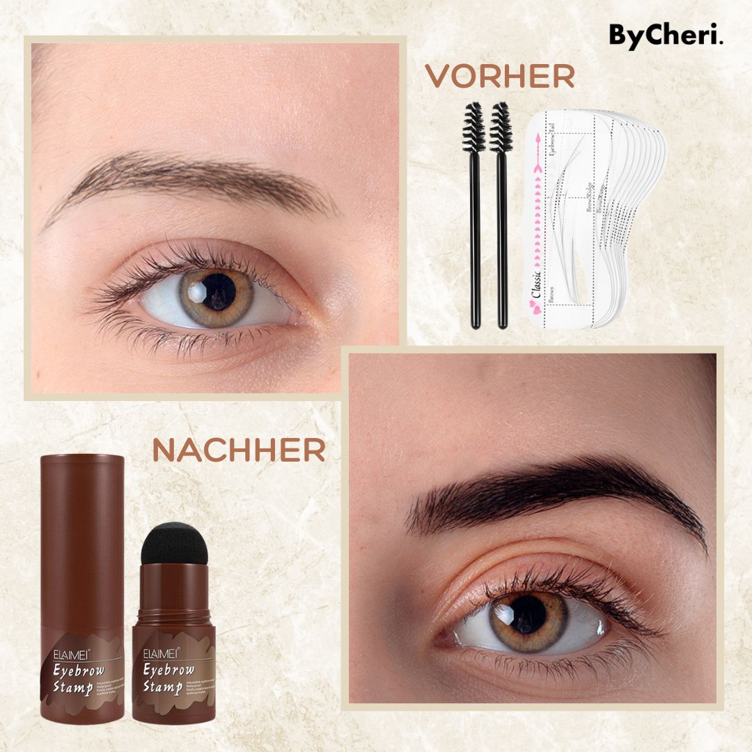 Perfekte Augenbrauen Schablone & Stempel Kit