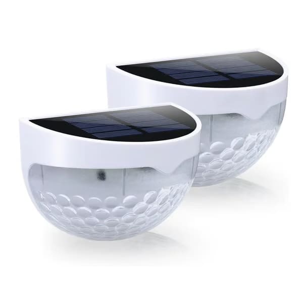 1+1 GRATIS | HaloCryst - LED Halbkreis Stufenleuchte Wandleuchte Zaunleuchte