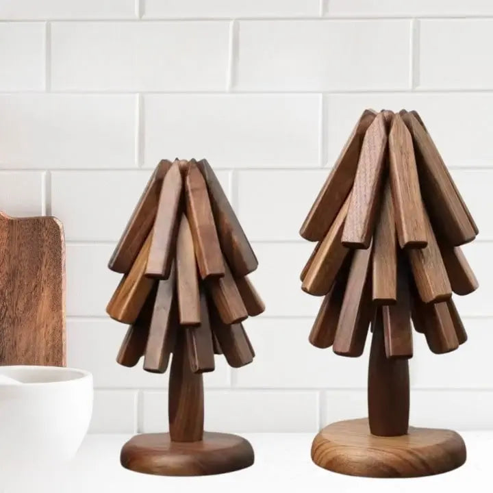 Handgefertigter Holzuntersetzer – Stilvolle Schutzlösung für Ihr Zuhause