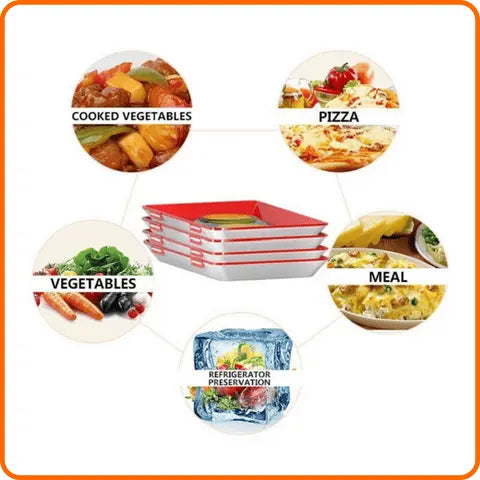 1+1 Gratis | Innovativer Eco Lebensmittel-Aufbewahrungstray