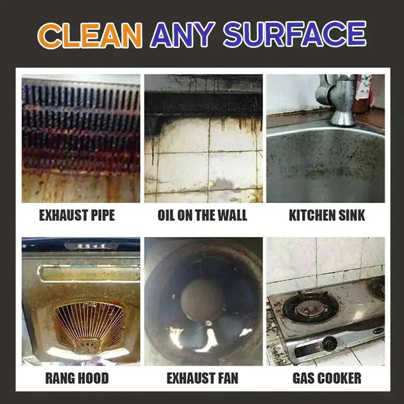 1+1 Gratis | Leistungsstarker Küchenschaumreiniger – Entfernt hartnäckiges Fett mühelos