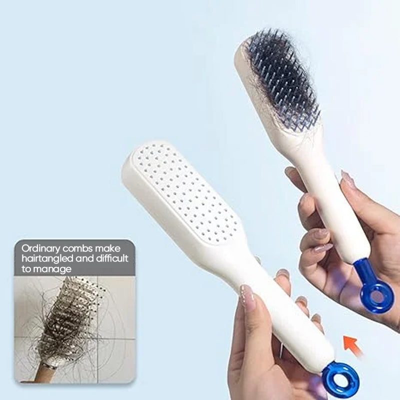 GlowComb™ - Selbstreinigender Anti-Statischer Massagekamm