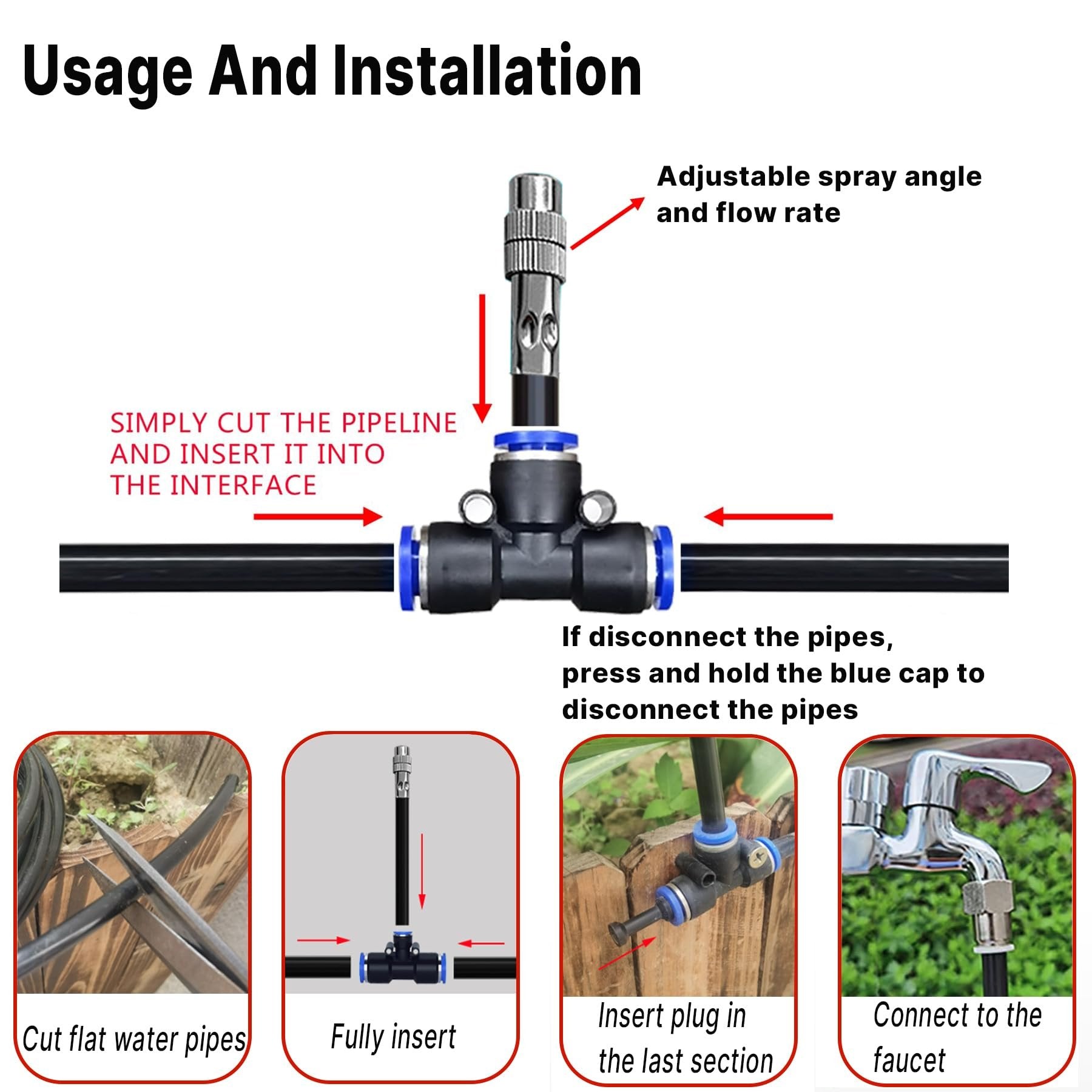 AquaFlex™ - 360° Gebogener Garten Automatisches Bewässerungssystem