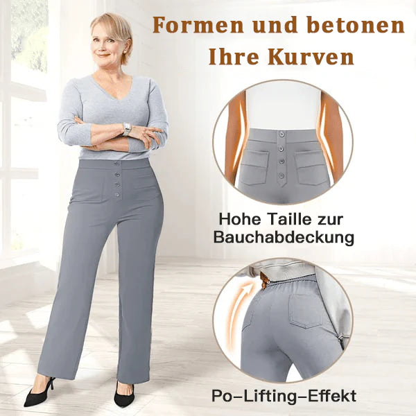 KomfortPlus™ - Lässige Stretch-Hose mit hoher Taille für Frauen