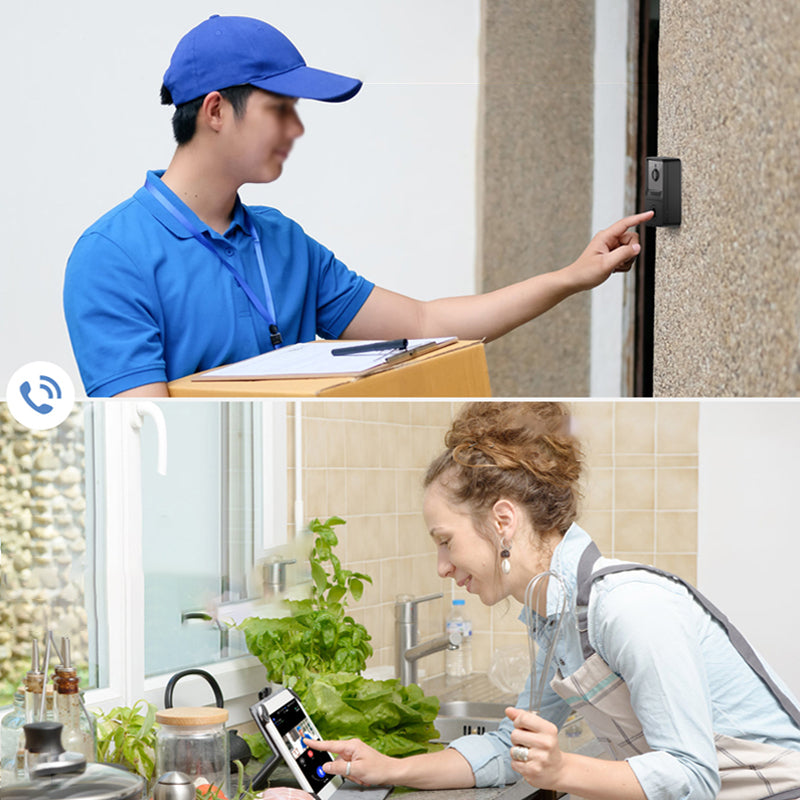 Video-Türklingel VisioCall™ | Zwei-Wege-Audio & Nachtsicht | 50% Rabatt | Kabellos