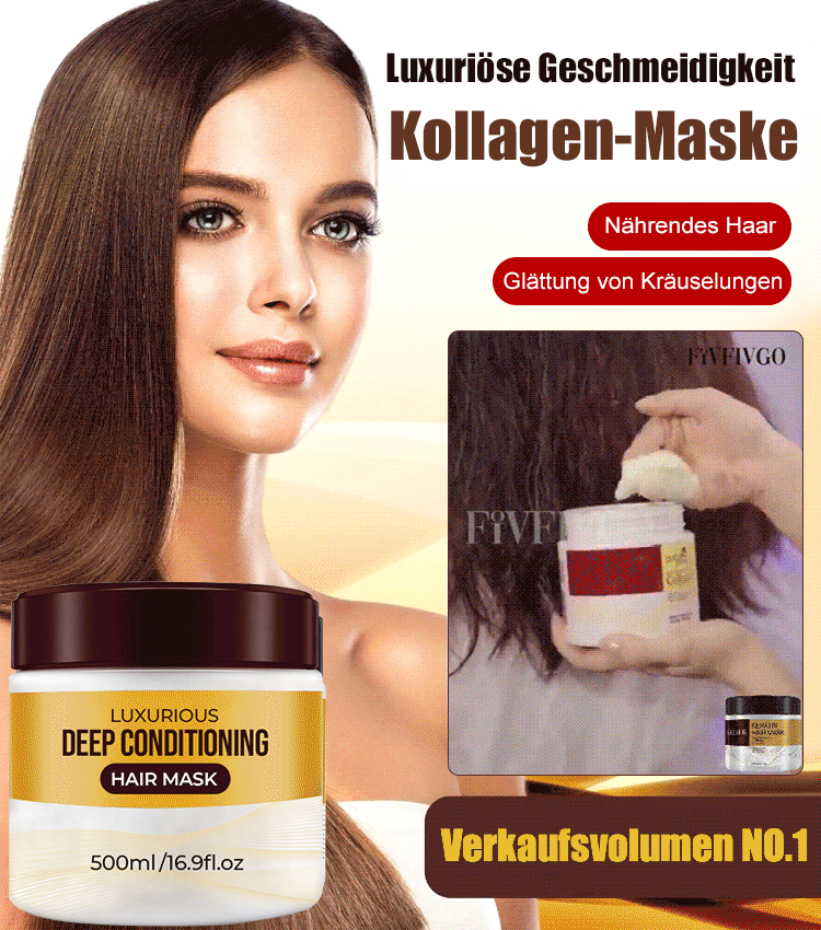 1+1 Gratis | HairZen™ Luxuriöse, Tiefenwirksame Haarmaske