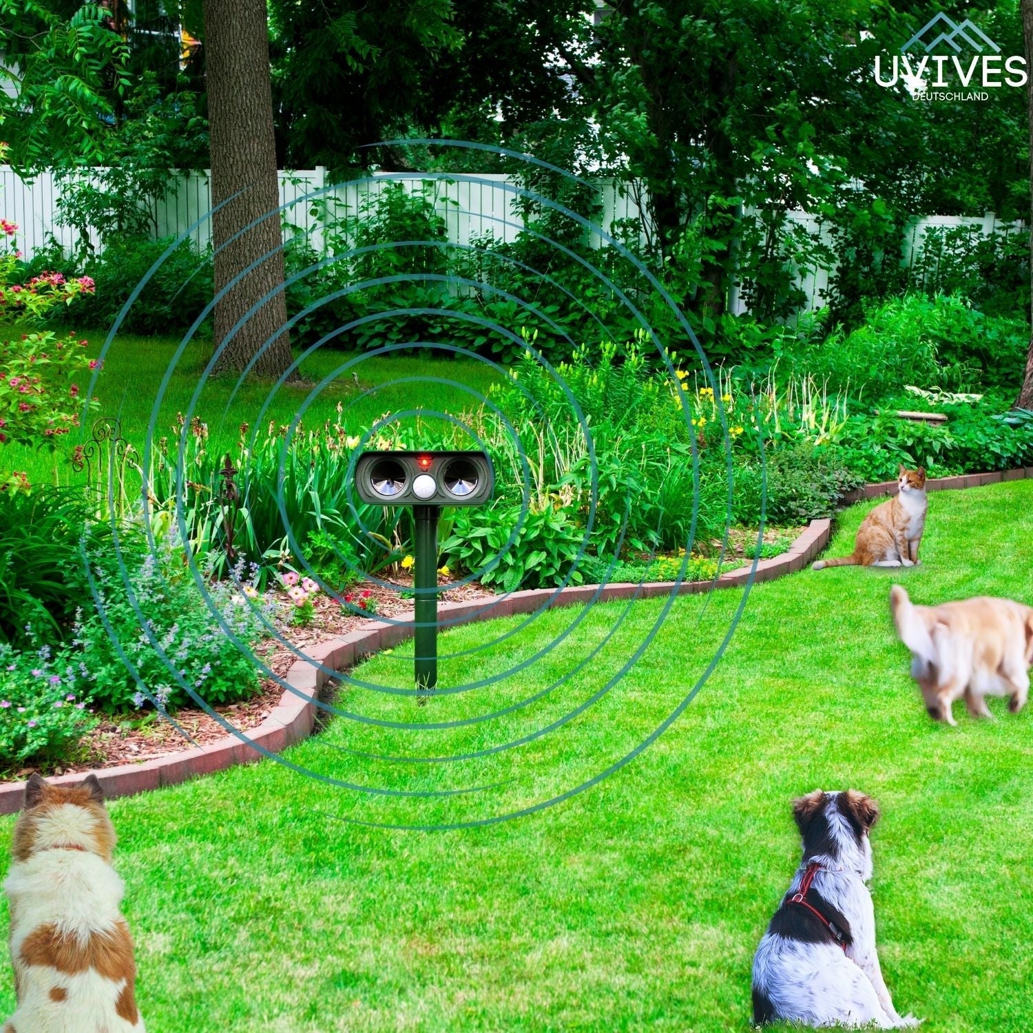 SolarSonic™ - Solarbetriebener Tierschreck mit Ultraschall