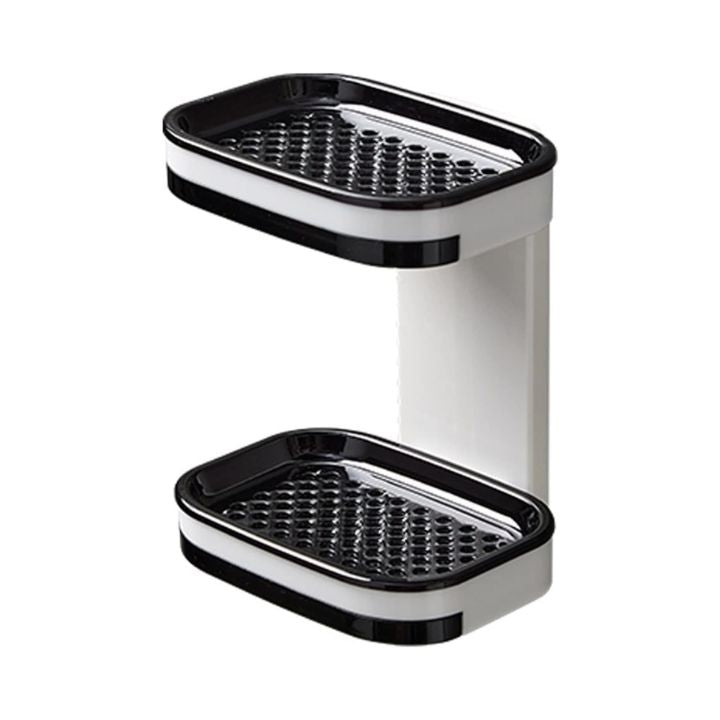 Wandmontierte Doppel-Abfluss-Seifenschale