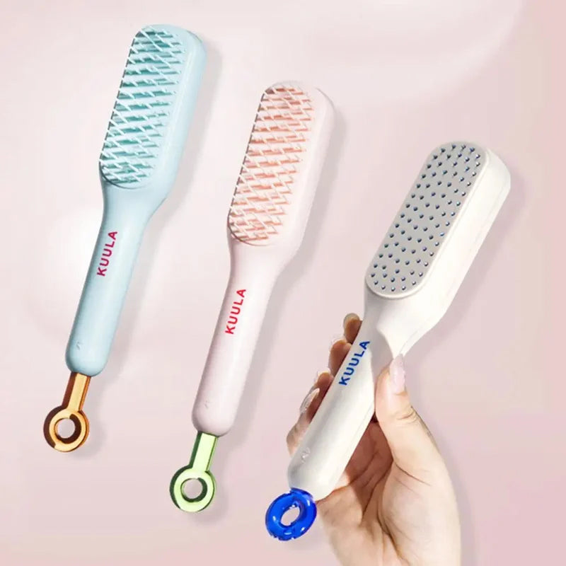 GlowComb™ - Selbstreinigender Anti-Statischer Massagekamm
