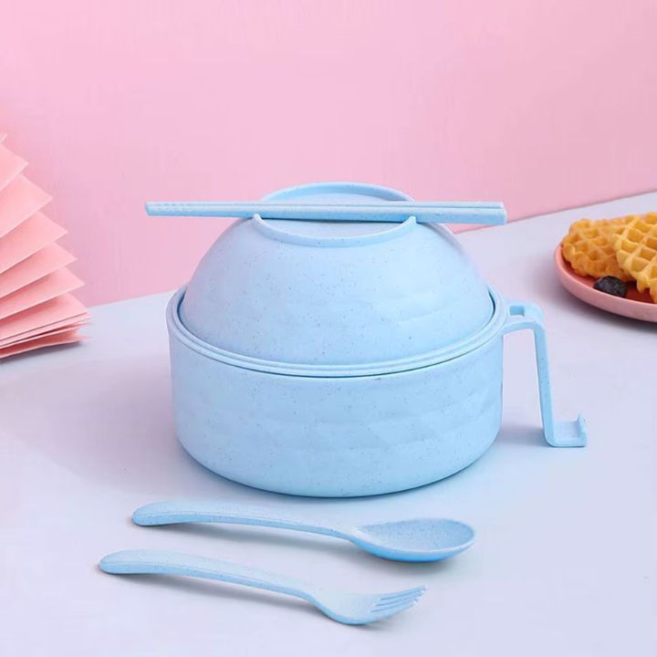 Mikrowellen-Ramen-Schüssel mit Sieb für einfaches Kochen