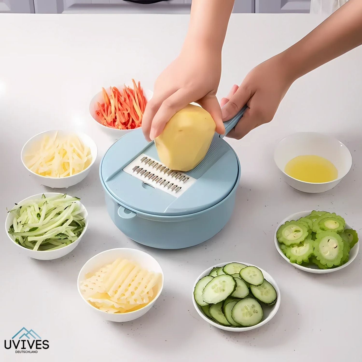 GrateCut™ - Multifunktionaler Gemüseschneider