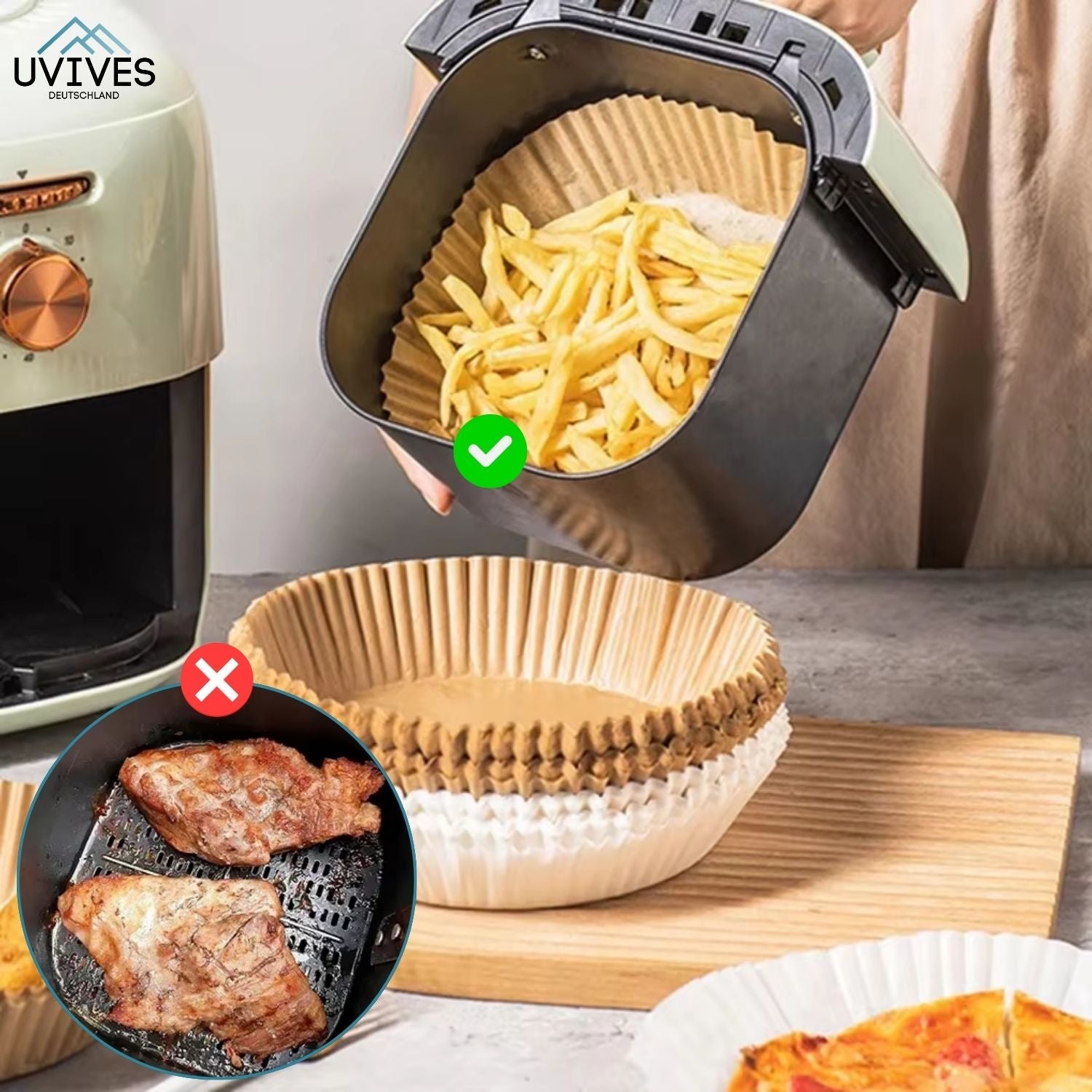 25+25 GRATIS | CleanFry™ - AirFryer-Bleche