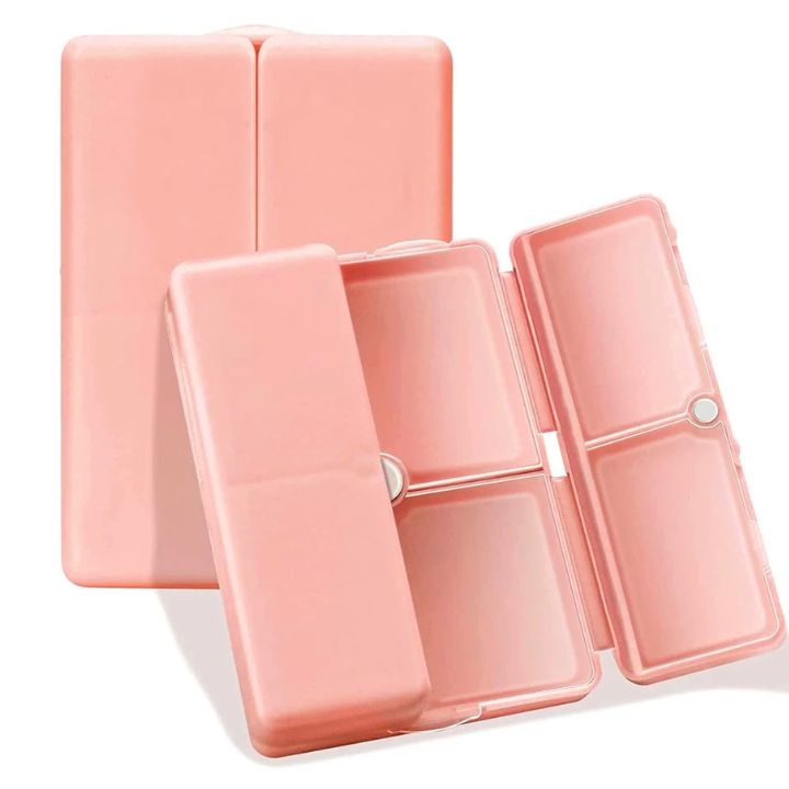 7-Fach-Tablettenbox | Tragbar & kompakt | Wasserdicht & hygienisch | Weiß