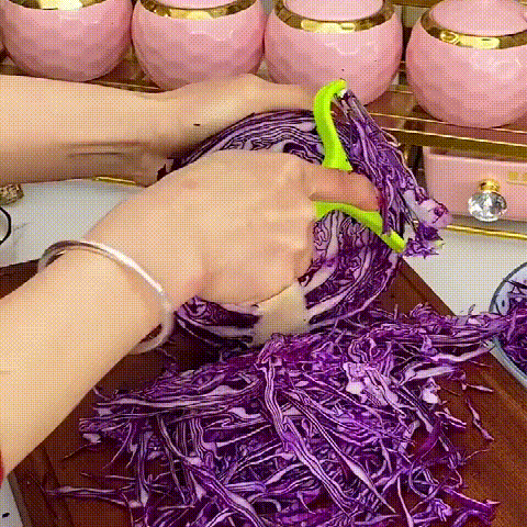 Gemüseschäler aus Edelstahl – Perfekt für Weißkohl, Rotkohl & andere Gemüsesorten