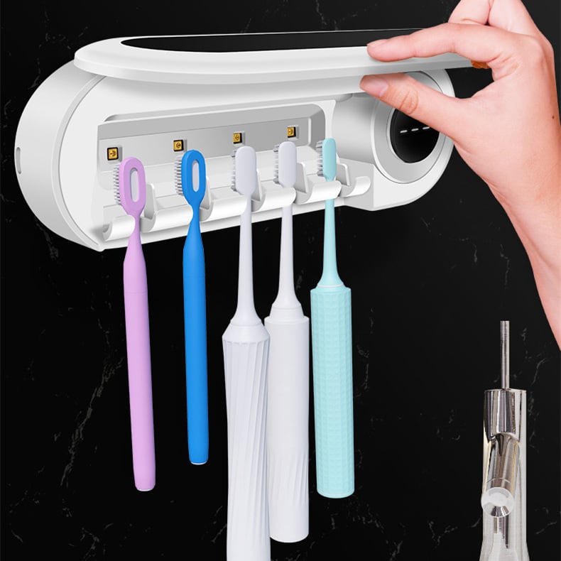 Purette™ - Wandmontierter Intelligenter Zahnbürstenhalter UV-Sterilisator