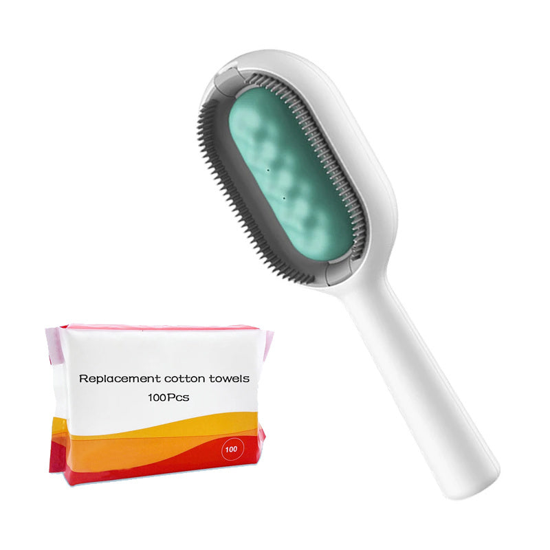 All-in-One Fellpflegebürste | Reduziert Haarausfall | Mit Wassertank & Handtuch | Für Unterwegs & Zuhause | Groomzy™