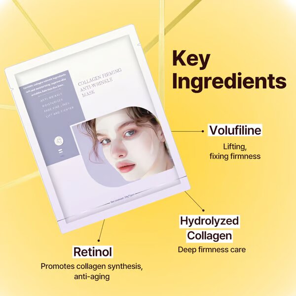 LumiVive™ Feuchtigkeits-Collagen-Maske – Entfesseln Sie täglich strahlenden Glanz und pralle Haut