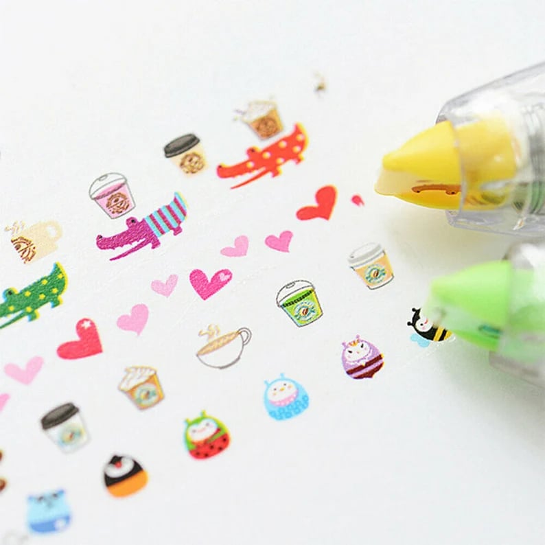 1+1 GRATIS | DIY Deko-Stift mit süßen Tiermotiven – Zum Verzieren, Basteln und Verschenken