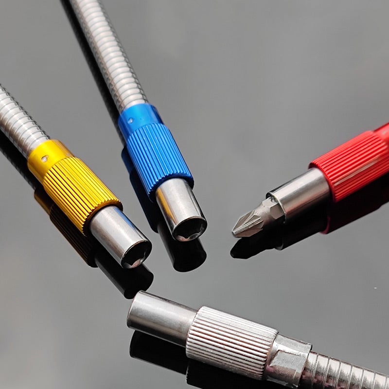 1+1 Gratis | FlexiBit™ Sechskant-Welle Metall Flex Universalerweiterungs-Bit-Halter