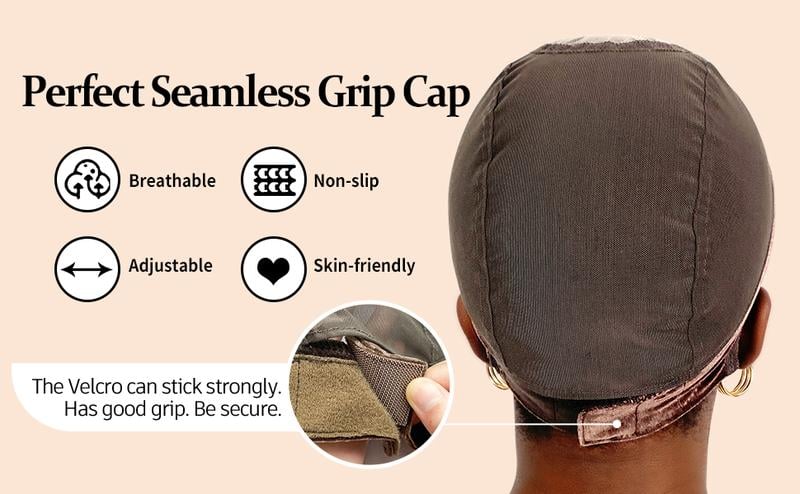 1+1 GRATIS | Invisible Grip Cap™ Hält Perücken den ganzen Tag sicher an ihrem Platz und verhindert so ein Verrutschen und Unbehagen