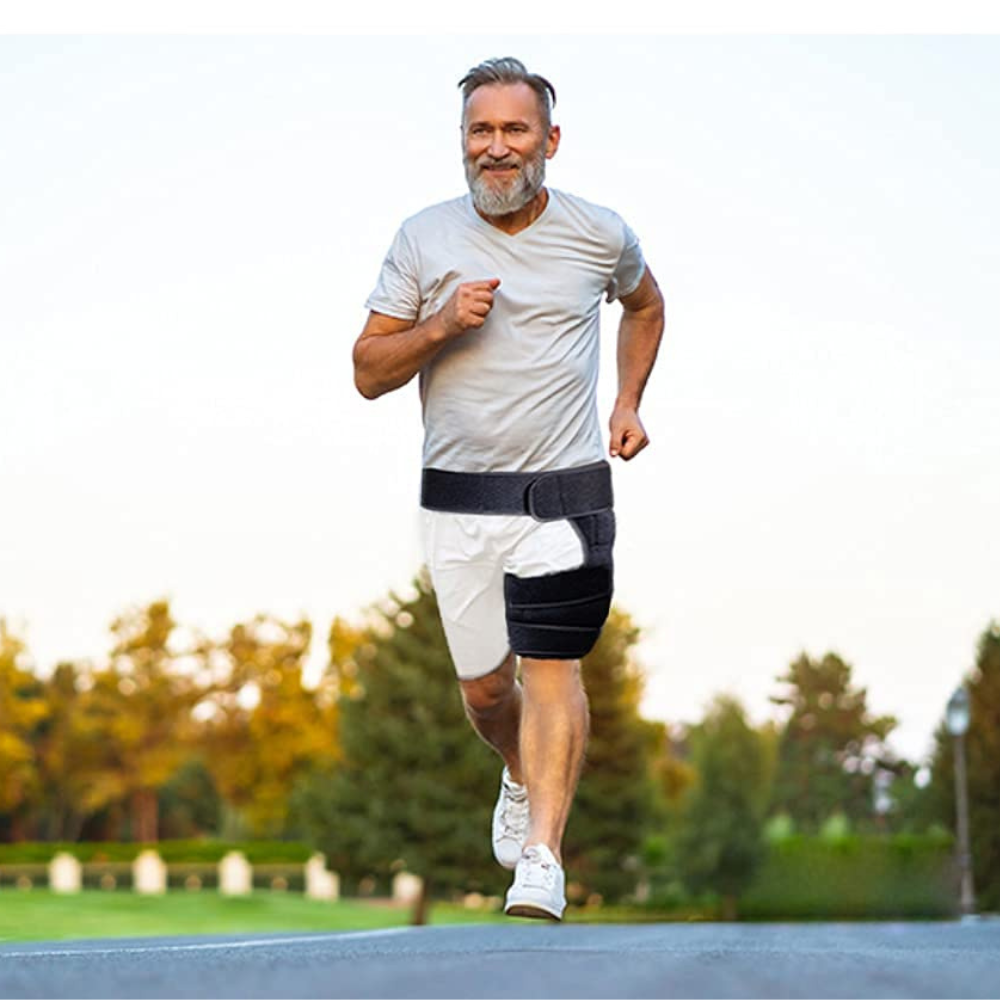 Hüft- & Oberschenkelbandage | Zielgerichtete Unterstützung | Schmerzlinderung | Verstellbare Passform