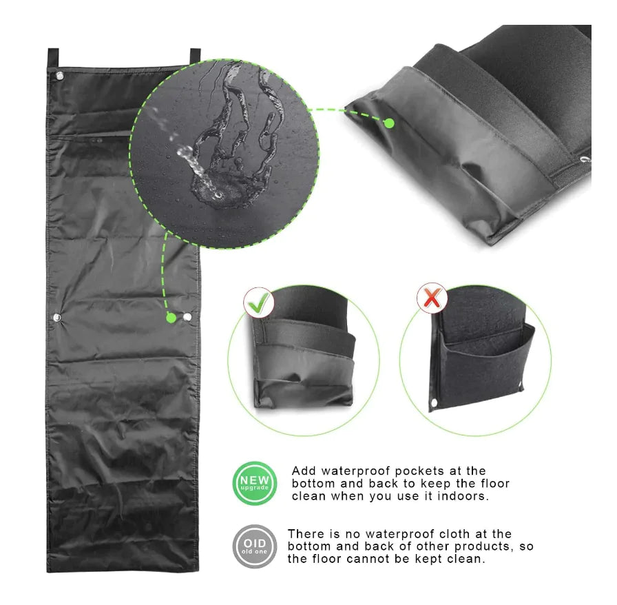 WallNest - Vertikal hängende Gartenpflanze