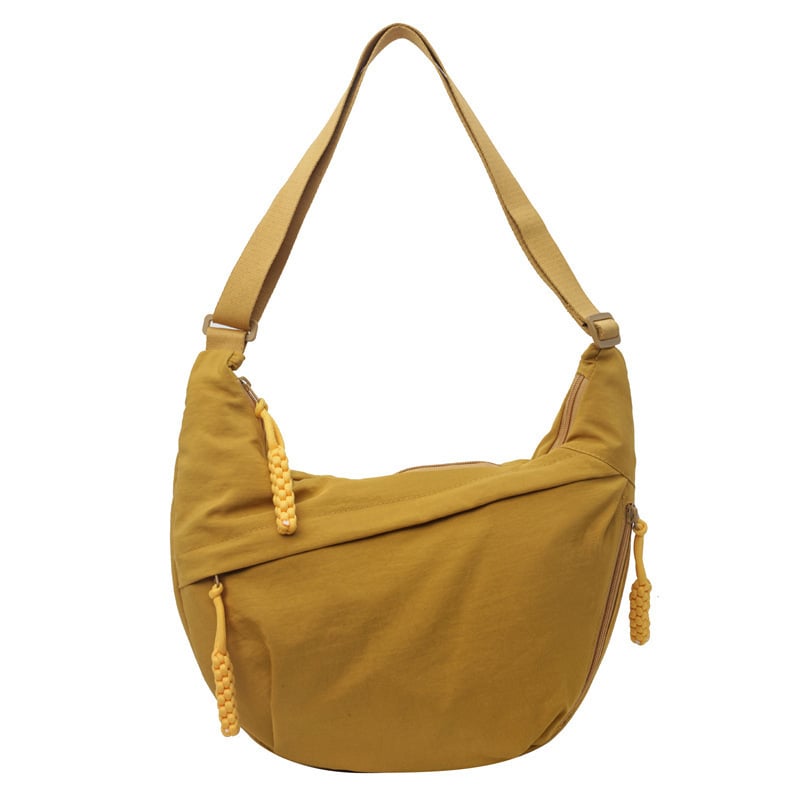 Nylon Crossbody Hobo Tasche | Geräumig & Stylisch | Verstellbarer Gurt | 50 % Rabatt