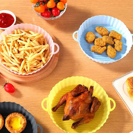 (1+1 Gratis) AirfryerSilicone - Wiederverwendbares Silikon-Backblech